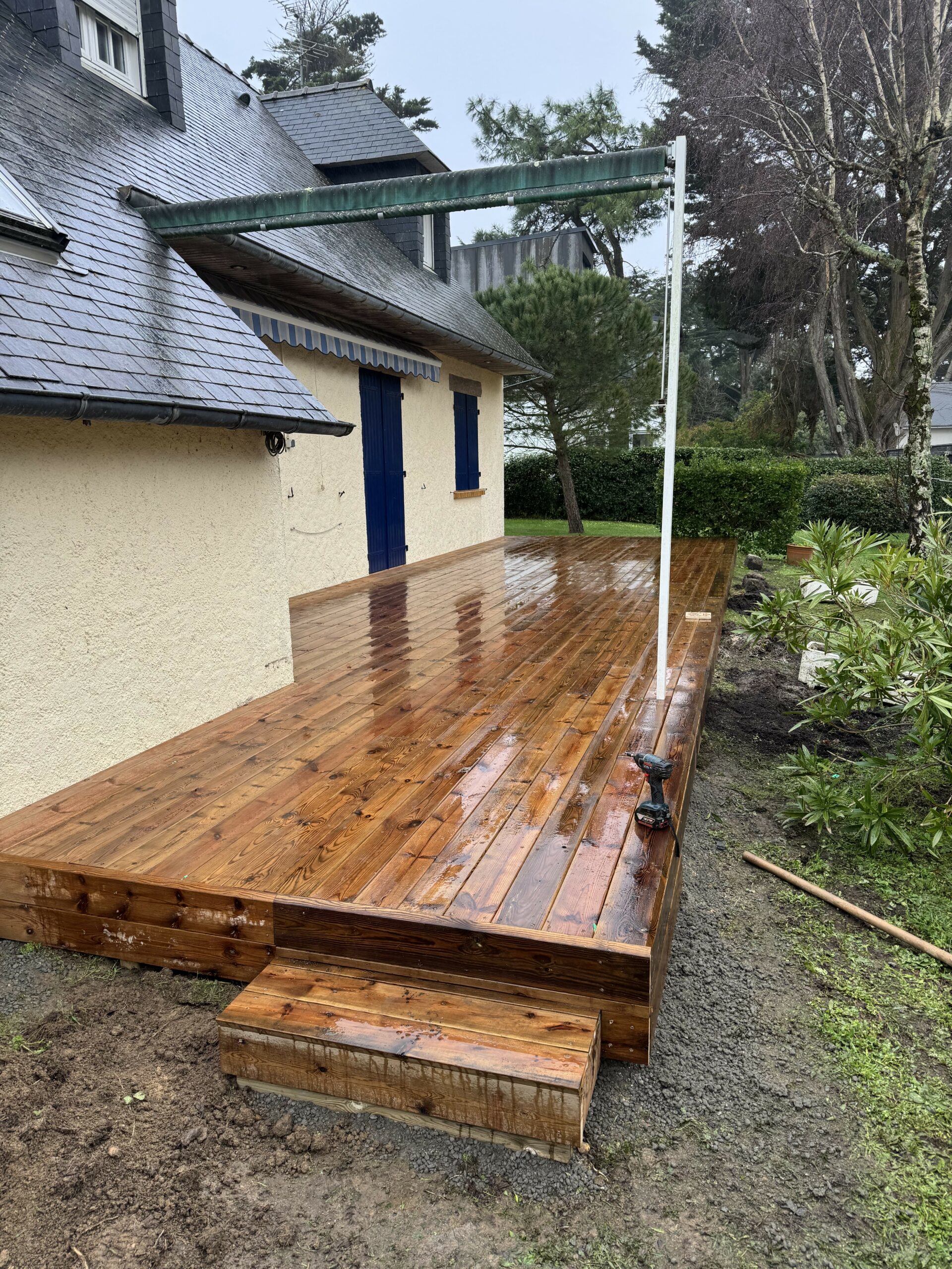 Réalisation d’une terrasse en bois